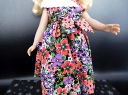 tonner blonde print dress